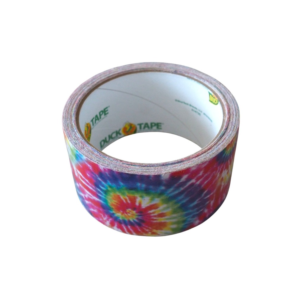 Duck Brand Tie Dye Multicolor Adhesive Duct Tape Psychedelic Crafting Good OS
